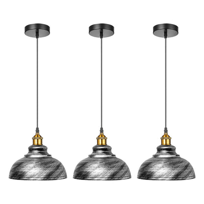 3 Pack Vintage Industrial Ceiling Pendant Light Retro Loft Style Metal | Home Improvement