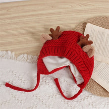 Load image into Gallery viewer, Christmas Antler Beanie for Kids and Babies
