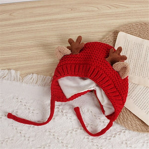 Christmas Antler Beanie for Kids and Babies