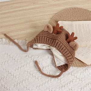 Christmas Antler Beanie for Kids and Babies