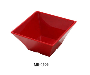 Yanco ME-4106 MEXICO 6" SQUARE BOWL 26 OZ