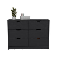 Load image into Gallery viewer, Dresser Curio, Four Drawers, Black Wengue Finish
