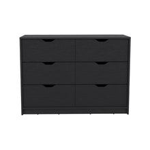 Load image into Gallery viewer, Dresser Curio, Four Drawers, Black Wengue Finish
