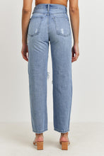 Load image into Gallery viewer, JBD HIGH WAISTED DISTRESSED LOOSE FIT JEAN
