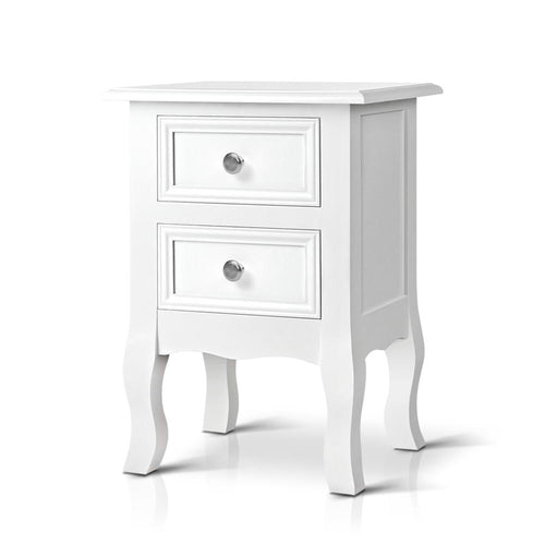 Artiss Bedside Tables Drawers Side Table French Storage Cabinet