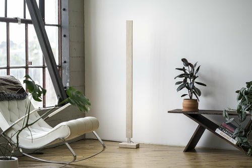 Hardwood LED Color Floor Lamp