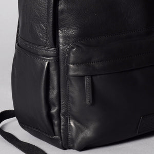 Journey Leather Backpack - Black | Journey Collection