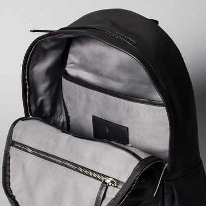 Journey Leather Backpack - Black | Journey Collection