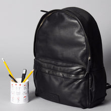 Load image into Gallery viewer, Journey Leather Backpack - Black | Journey Collection
