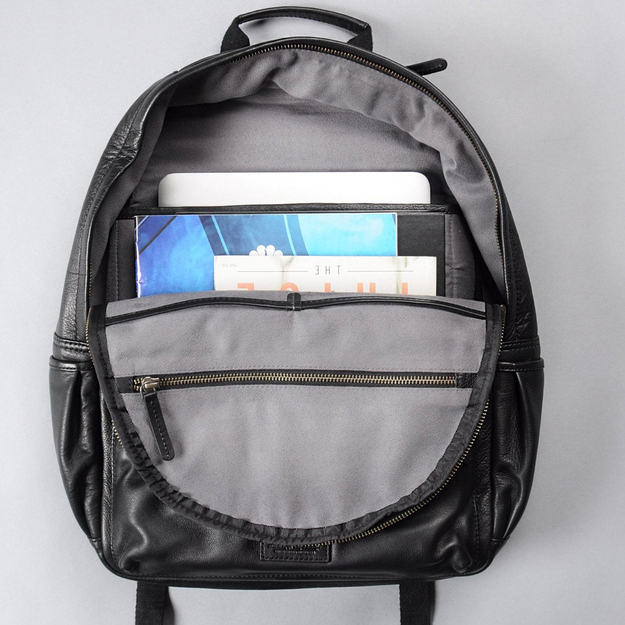 Journey Leather Backpack - Black | Journey Collection