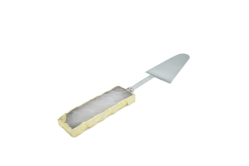 Cake Server with Gold Trim