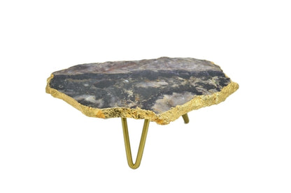 1-Layer Cake Stand with Gold Trim | Kitchen