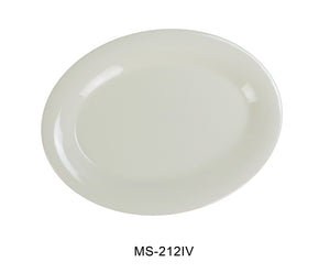 Yanco MS-212IV Mile Stone Oval Platter