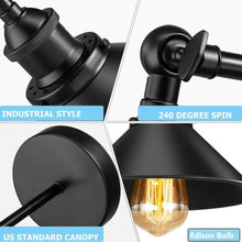 Load image into Gallery viewer, 2 Pack E27 Vintage Industrial Retro Wall Lights Fittings Indoor Sconce | Home Improvement
