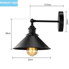 Load image into Gallery viewer, 2 Pack E27 Vintage Industrial Retro Wall Lights Fittings Indoor Sconce | Home Improvement
