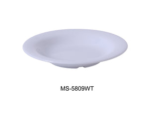 Yanco MS-5809WT Mile Stone Pasta Bowl