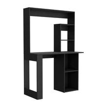 Load image into Gallery viewer, Desk Ryndon, Hutch, Black Wengue Finish
