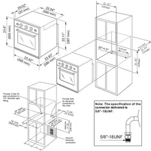 Load image into Gallery viewer, Empava 24WO10L 24 inch 2.3 Cu. ft. Gas Wall Oven - Only For LPG
