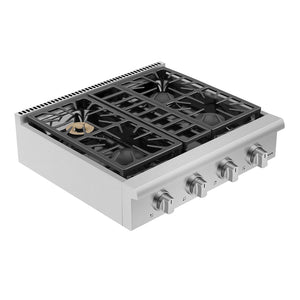 Empava 30GC30 Pro-style 30 in. Slide-in Gas Cooktop