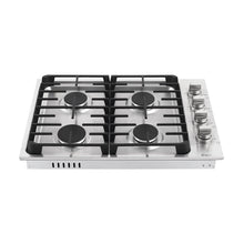 Load image into Gallery viewer, Empava 30GC33 30 in. Built-in Stainless Steel Gas Cooktop
