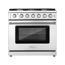 Load image into Gallery viewer, Empava 36GR11 36 in. Pro-Style Slide-in Single Oven Gas Range
