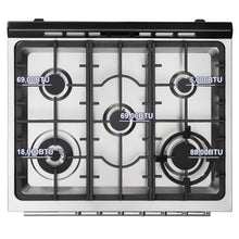 Load image into Gallery viewer, Empava 30GR06 30 Inch Freestanding Range Gas Cooktop And Oven
