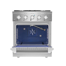 Load image into Gallery viewer, Empava 30GR07 30 in. Pro-Style Slide-In Single Oven Gas Range
