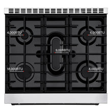 Load image into Gallery viewer, Empava 30GR10 30 In. Pro-Style Slide-in Single Oven Gas Range
