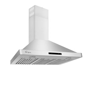 Empava 30RH03 30 in. 380 CFM Wall Mount Range Hood