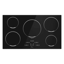 Load image into Gallery viewer, Empava 36EC01 36 Inch 5 Elements Black Induction Cooktop
