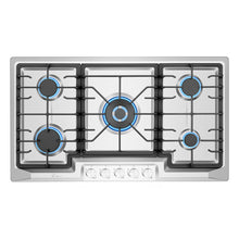 Load image into Gallery viewer, Empava 36GC23 36 in. Built-in Gas Cooktops
