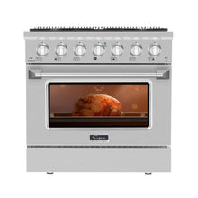 Load image into Gallery viewer, Empava 36GR08 36 In. Pro-Style Slide-In Single Oven Gas Range
