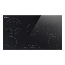 Load image into Gallery viewer, Empava 36REC14 36 Inch Black Electric Radiant Cooktop
