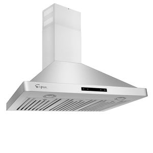 Empava 36RH04 36 in. 380 CFM Ducted Wall Mount Range Hood