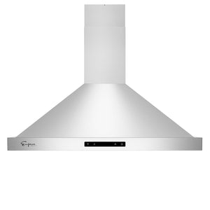 Empava 36RH04 36 in. 380 CFM Ducted Wall Mount Range Hood