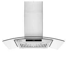 Load image into Gallery viewer, Empava 36RH09 36 in. 400 CFM Kitchen Island Wall Mount Ducted Range
