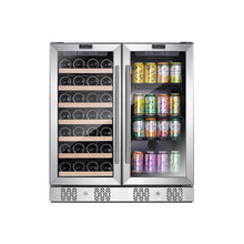 Load image into Gallery viewer, Empava BR04D Dual Zone Wine &amp; Beverage Cooler Fridge
