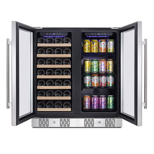 Load image into Gallery viewer, Empava BR04D Dual Zone Wine &amp; Beverage Cooler Fridge
