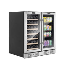 Load image into Gallery viewer, Empava BR04D Dual Zone Wine &amp; Beverage Cooler Fridge
