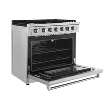 Load image into Gallery viewer, Empava 36GR11 36 in. Pro-Style Slide-in Single Oven Gas Range
