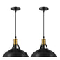 2 Pack Ceiling Pendant Metal Shades Retro Design Light Hanging Home | Home Improvement