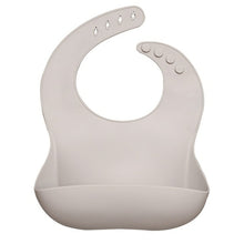 Load image into Gallery viewer, Fashionable silicon Breastplate Baby Bib Waterproof Solid Infant
