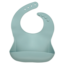 Load image into Gallery viewer, Fashionable silicon Breastplate Baby Bib Waterproof Solid Infant
