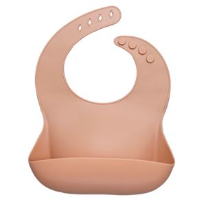 Fashionable silicon Breastplate Baby Bib Waterproof Solid Infant