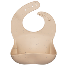 Load image into Gallery viewer, Fashionable silicon Breastplate Baby Bib Waterproof Solid Infant
