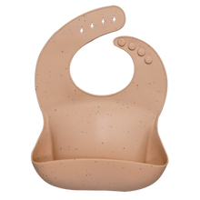 Load image into Gallery viewer, Fashionable silicon Breastplate Baby Bib Waterproof Solid Infant
