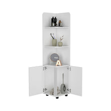 Load image into Gallery viewer, Freestanding cabinet Kairatu, One Drawer, White Finish
