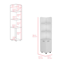 Load image into Gallery viewer, Freestanding cabinet Kairatu, One Drawer, White Finish
