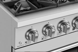 Empava 36GR08 36 In. Pro-Style Slide-In Single Oven Gas Range