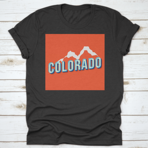 Colorado Vintage 3D Vector Lettering. Retro Bold Font, Typeface. Pop